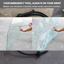 Load image into Gallery viewer, Emergency Window Breaker Bracelet (with integrated key)