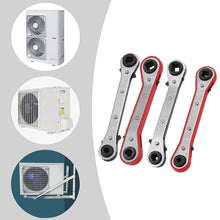 Load image into Gallery viewer, Maintenance Double-ended Square Ratchet Wrench