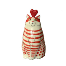 Load image into Gallery viewer, Sank Polka Dot Cat Vase