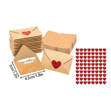 Load image into Gallery viewer, Mini Love Envelope &amp; Heart Sticker Set