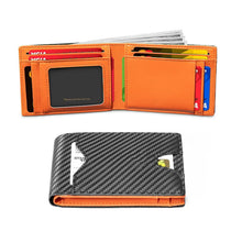 Load image into Gallery viewer, Men's Slim Wallet With RFID Blocking