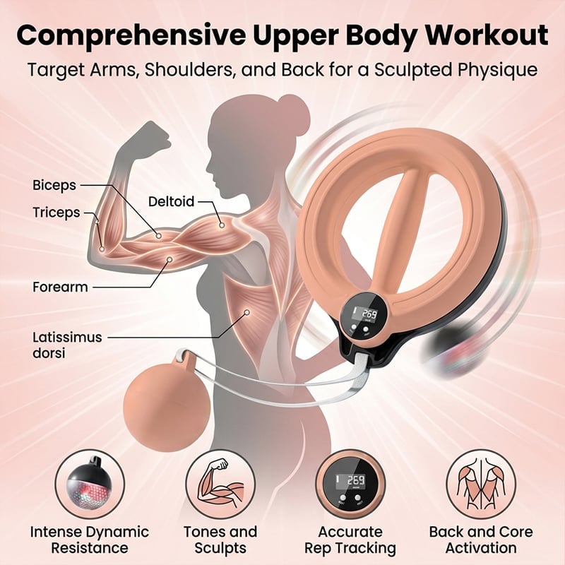 360° Smart Manual Rotating Arm & Shoulder Trainer