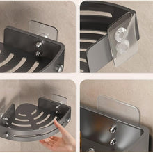 Load image into Gallery viewer, No-Drill Bathroom Corner Shelf