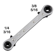 Load image into Gallery viewer, Maintenance Double-ended Square Ratchet Wrench