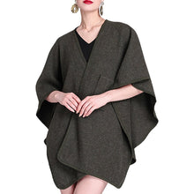 Load image into Gallery viewer, Women's Solid Color Cape Shawl