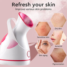 Load image into Gallery viewer, Nano Ionic Facial Steamer Humidifier