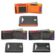 Load image into Gallery viewer, Men's Slim Wallet With RFID Blocking