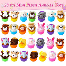 Load image into Gallery viewer, Plush Animal Toy-Filled Easter Eggs(28pcs/1 Set)