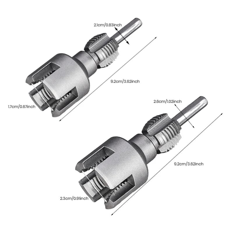 Integrated Internal & External Pipe Threading Tool