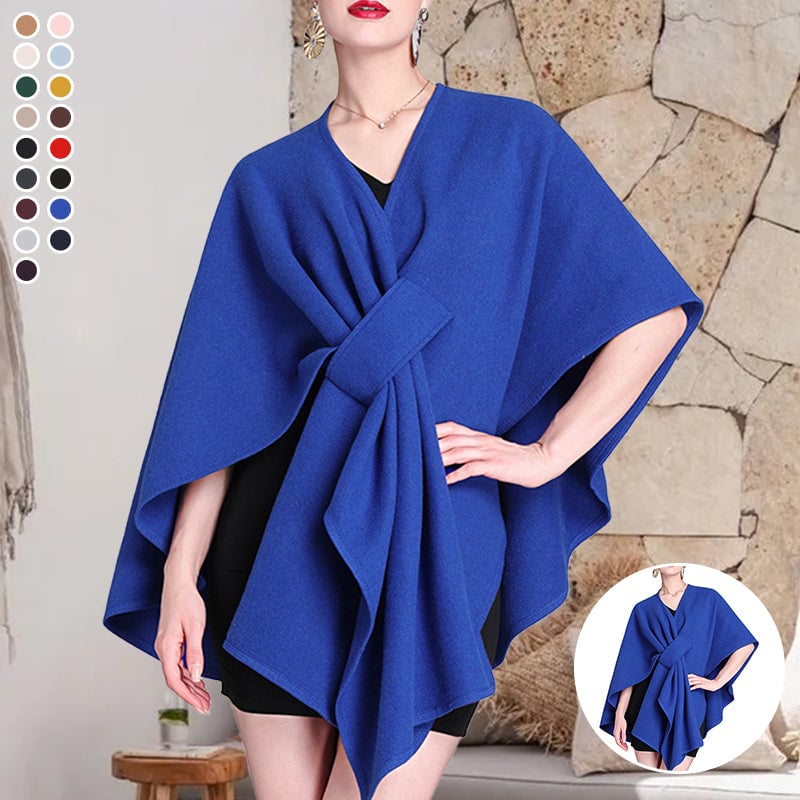 Women's Solid Color Cape Shawl