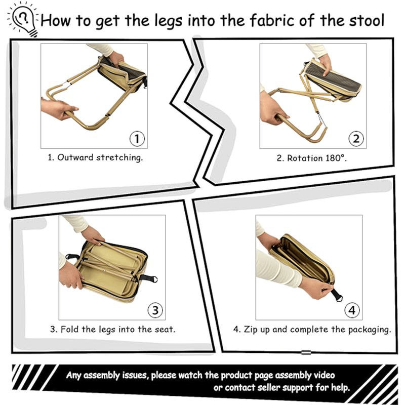 🔥Foldable Backpack Stool