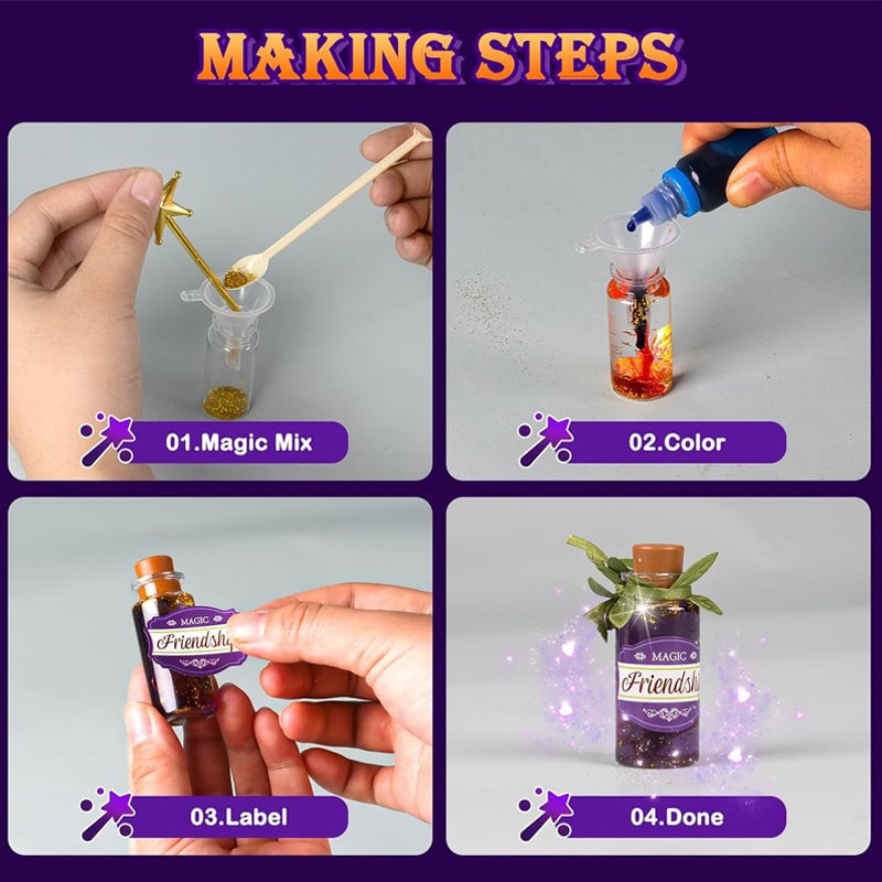 Witch Magician Potion Magic Bottle Set