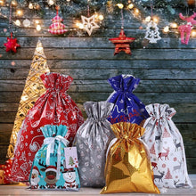 Load image into Gallery viewer, Drawstring Christmas Gift Bags
