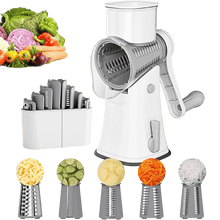 Load image into Gallery viewer, 5 in 1 Rotary Cheese Grater Shredder