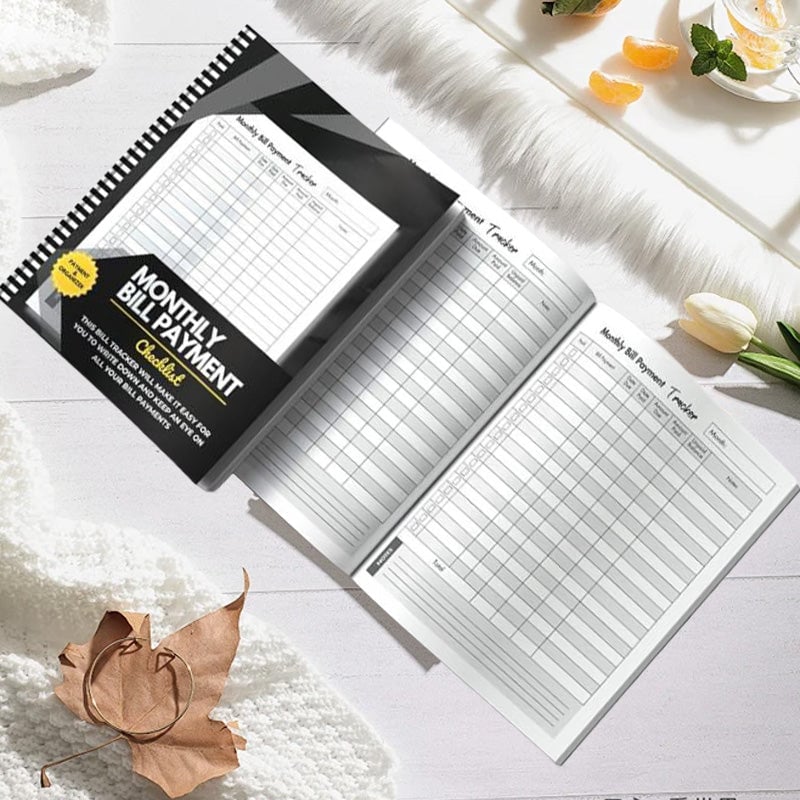 【Extra 50% OFF】Cleaning Schedule Bill Tracker Notebook