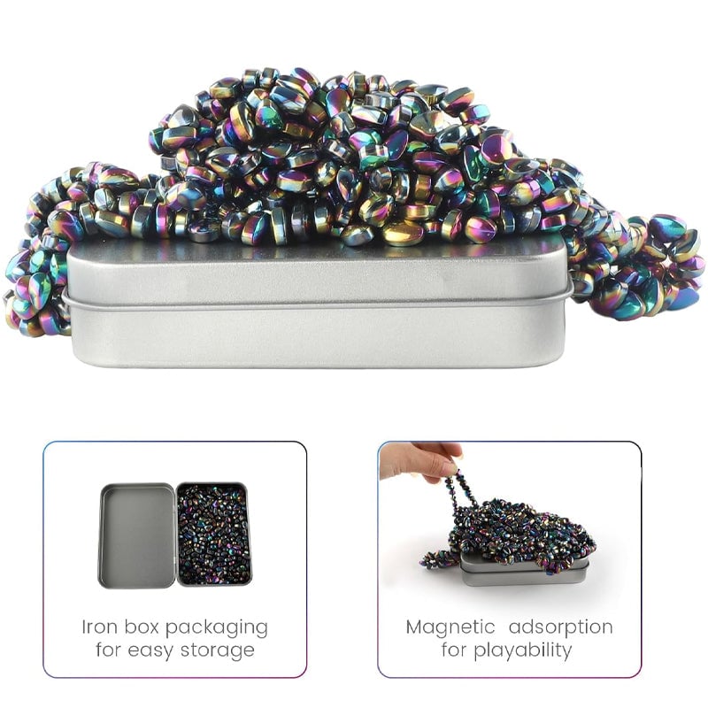 Electroplated DIY Magnetic Stones