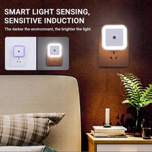 Load image into Gallery viewer, Square Light-Controlled Night Light