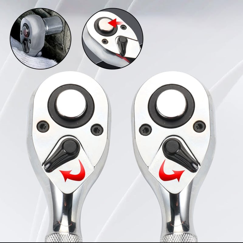 Mini 72-Tooth Quick Ratchet Wrench Set