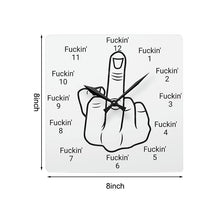 Load image into Gallery viewer, Middle finger Wall Clock
