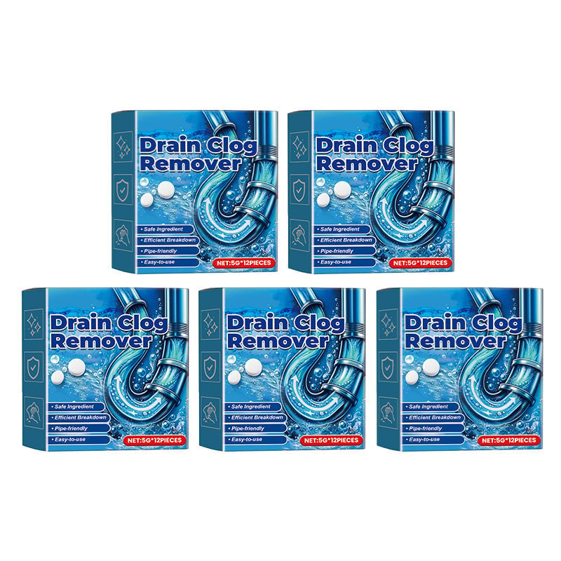 Fish-Shaped Quick-Dissolving Drain Clog Remover