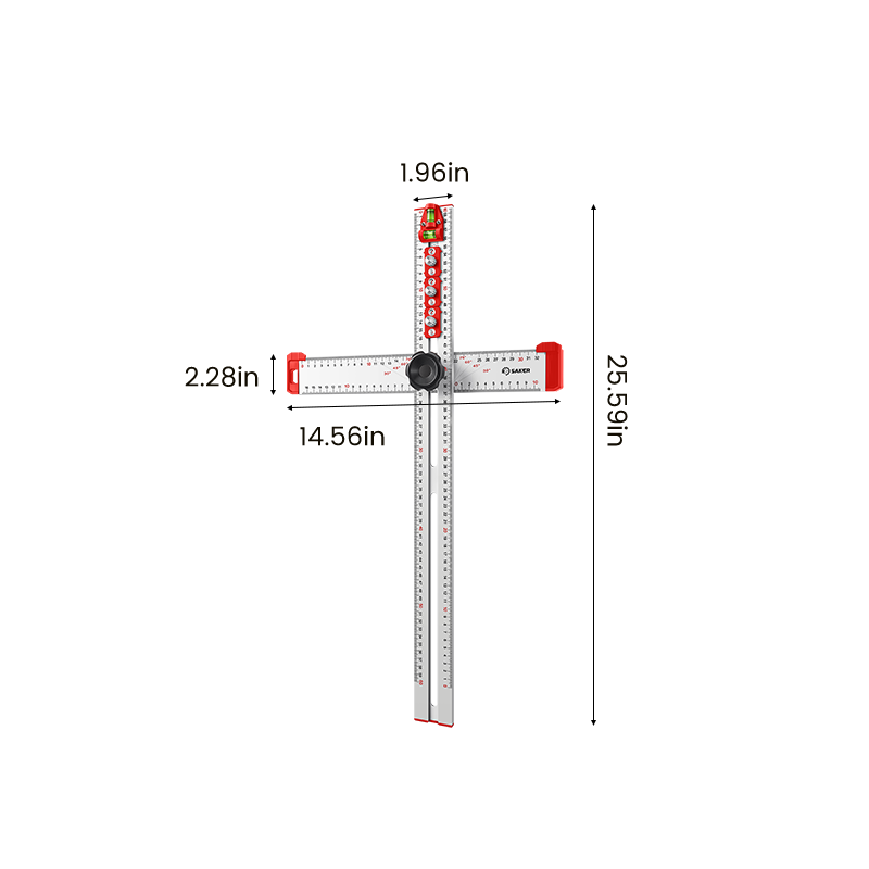 Accurate Hole Position Marker - 4 in 1 Drilling Positioning Ruler