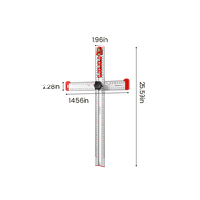Load image into Gallery viewer, Accurate Hole Position Marker - 4 in 1 Drilling Positioning Ruler