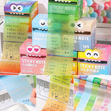 Load image into Gallery viewer, Colorful Self-Adhesive Pull-Out Memo Pads