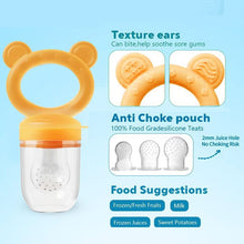 Load image into Gallery viewer, Baby Food Fruit Feeder &amp; Breastmilk Popsicle Mold Set