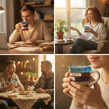 Load image into Gallery viewer, Hand-painted Book Coffee Cup