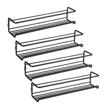 Load image into Gallery viewer, Carbon Steel Wall-Mounted Kitchen Spice Rack