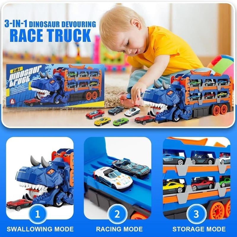 Dinosaur Swallowing Transport Vehicle Toy