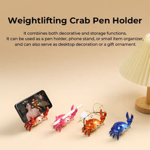 Load image into Gallery viewer, 🦀 Crab Weightlifting Pen Holder