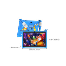 Load image into Gallery viewer, 7-inch kids tablet with protective silicone case