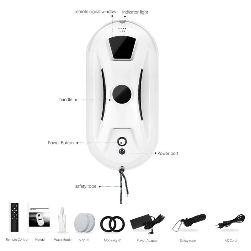 Sakerplus® Automatic Smart Window Cleaning Robot