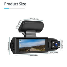 Load image into Gallery viewer, Front &amp; Rear Dashcam