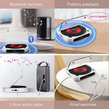 Load image into Gallery viewer, Portable Bluetooth-compatible CD Player