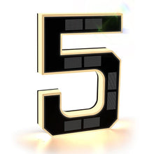 Load image into Gallery viewer, Solar-Powered Outdoor House Number Light