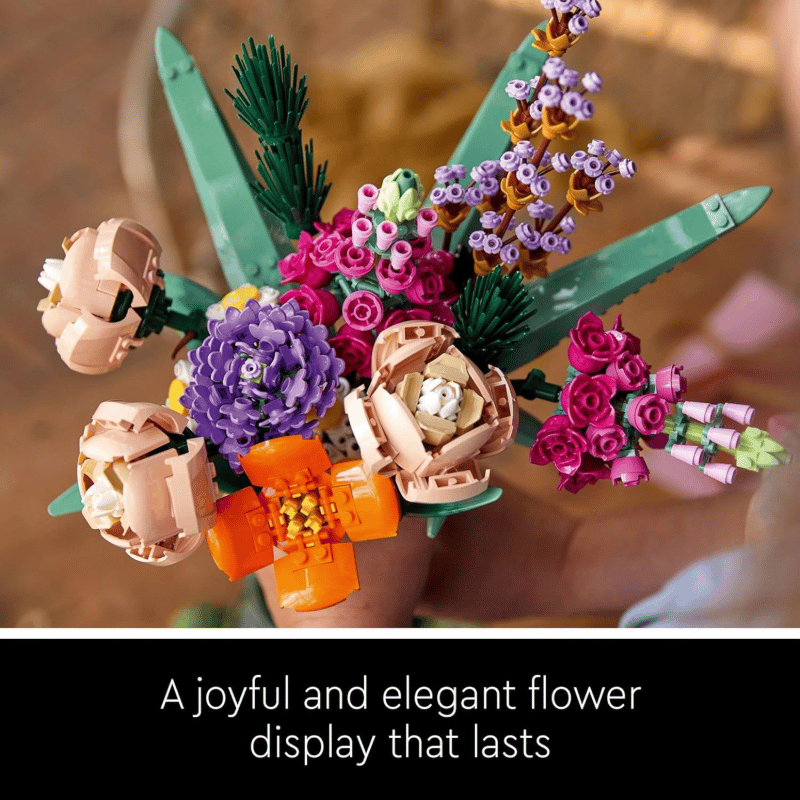 3D preserved flower assembly toy