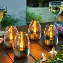 Load image into Gallery viewer, Solar LED Candle Goblet Light for Outdoor Waterproof Use