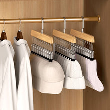 Load image into Gallery viewer, Wooden Hat Hanger Closet Organizer