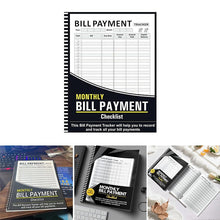 Load image into Gallery viewer, 【Extra 50% OFF】Cleaning Schedule Bill Tracker Notebook