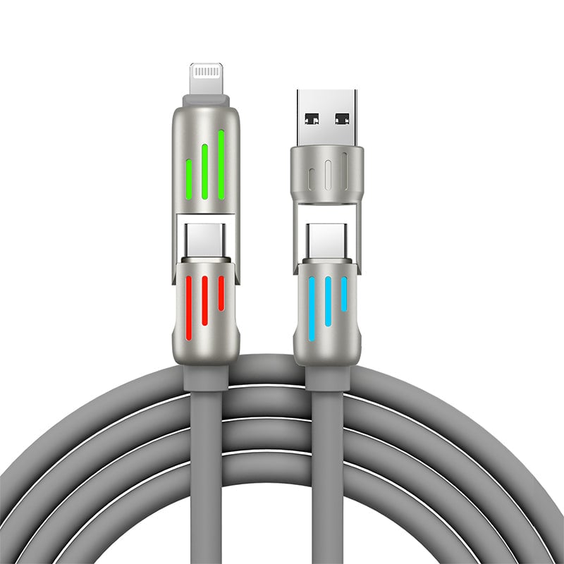 【Extra 10% Off】240W 4-in-1 USB C Cable