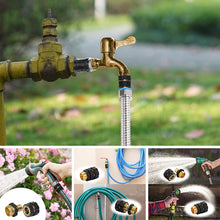 Load image into Gallery viewer, 3/4 Inch Garden Hose Quick Connector 4 Sets/bag