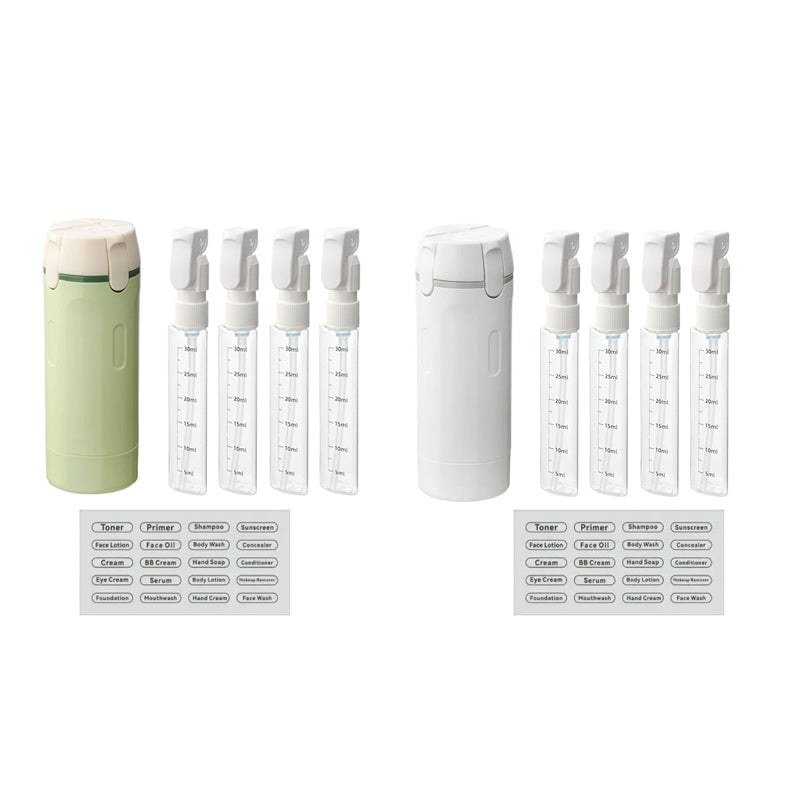 uspell-4-in-1 Leakproof Rotatable Travel Dispenser Set