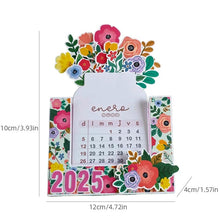 Load image into Gallery viewer, 2025 Bloomy Flowers Desk Calendar📅