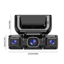 Load image into Gallery viewer, 3.0-inch Quad-Recording Dashcam