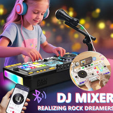 Load image into Gallery viewer, Sakerplus® Kids DJ Mixer Table With Microphone