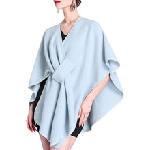 Load image into Gallery viewer, Women's Solid Color Cape Shawl