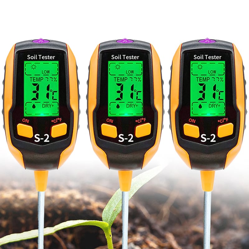 【Extra 15% OFF】Digital 4-in-1 Soil Test Meter