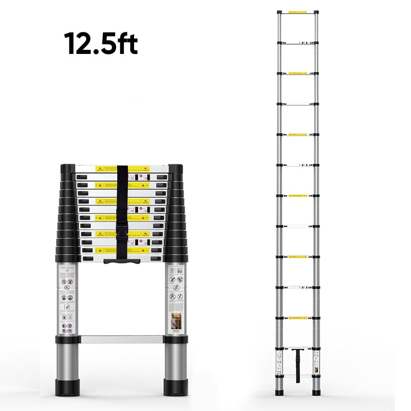 Sakerplus Portable Collapsible Extension Ladder
